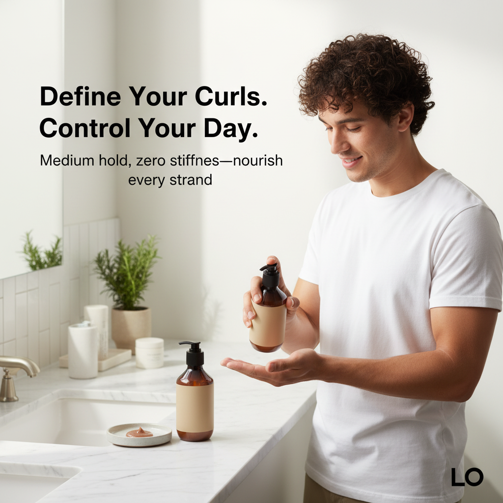 Curlykarma - Men’s Curl Defining Cream